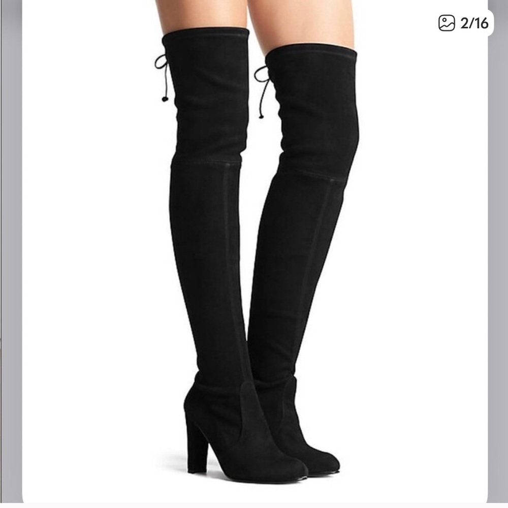 Stuart Weitzman / Highland over the knee suede heeled Boot 7